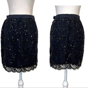ESCADA Couture  Lace/Sequin Skirt